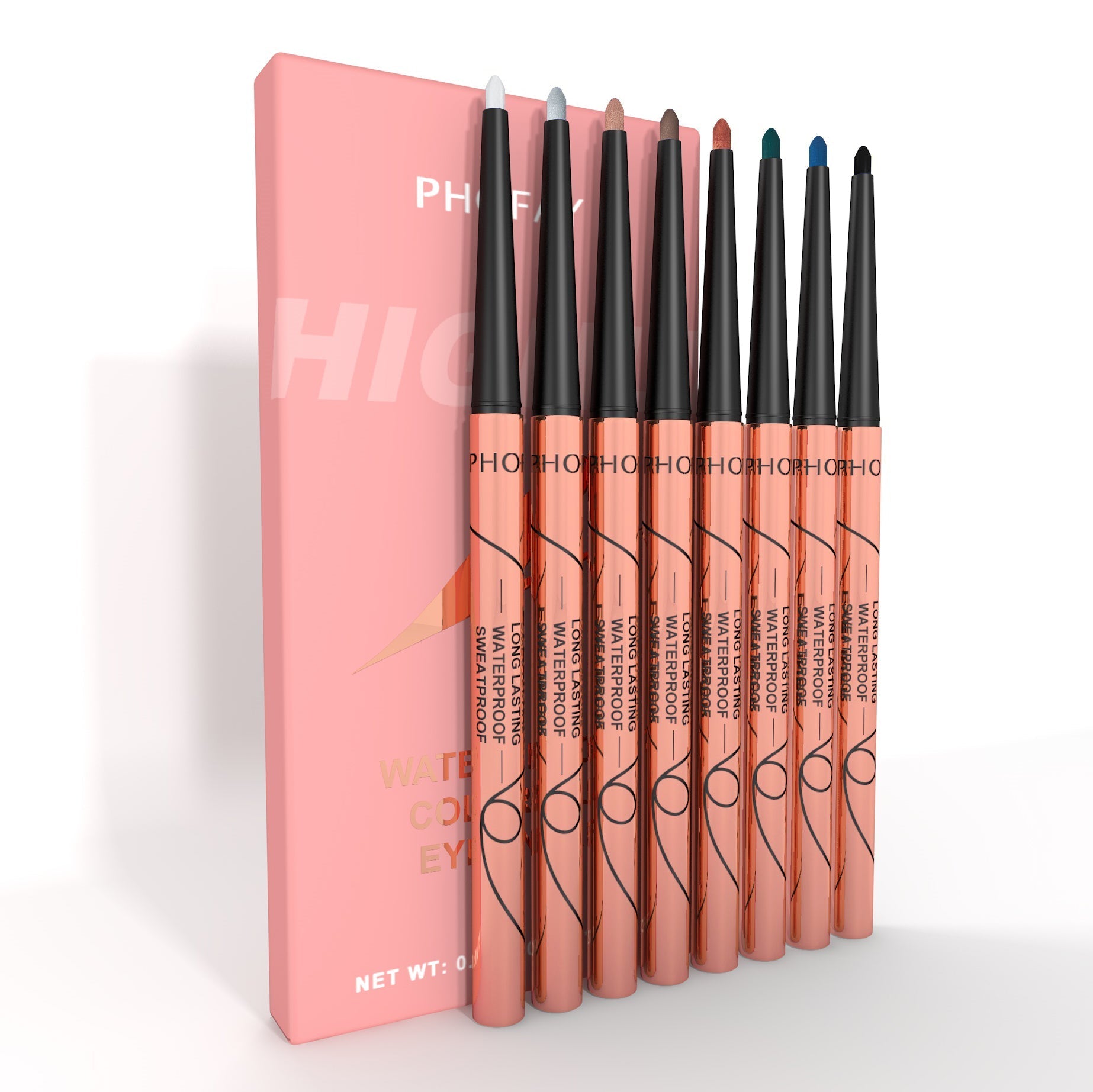 PHOFAY Waterproof colorful eyeliner set
